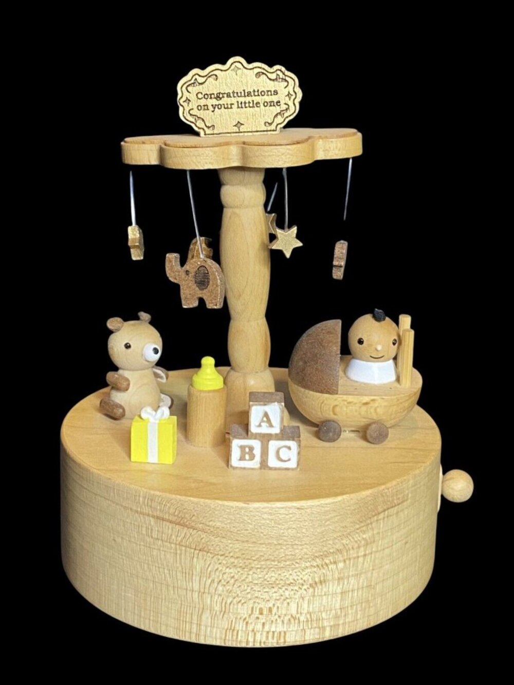 NWB PAPYRUS MUSIC BOX - Baby Congratulations